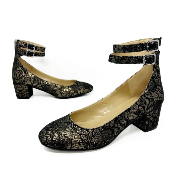 Marc Fisher Kary Lace Embroidered Heels - Picture 11 of 11